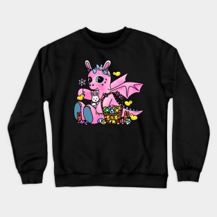 Pink Easter Dragon Crewneck Sweatshirt